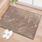 World Rug Gallery Contemporary Palm Leaf Textured Flat Weave Indoor/Outdoor Area Rug 2' x 3' Brown 118BROWN2X3 - alternate 1